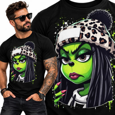 KOSZULKA ŚWIĄTECZNA GRINCH WOMEN 2